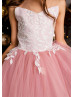 Lace Tulle Flower Girl Dress Birthday Party Dress Lace Tulle Flower Girl Dress Birthday Party Dress